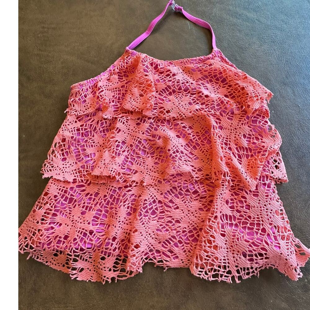 Kensie girls' sz10 tankini top